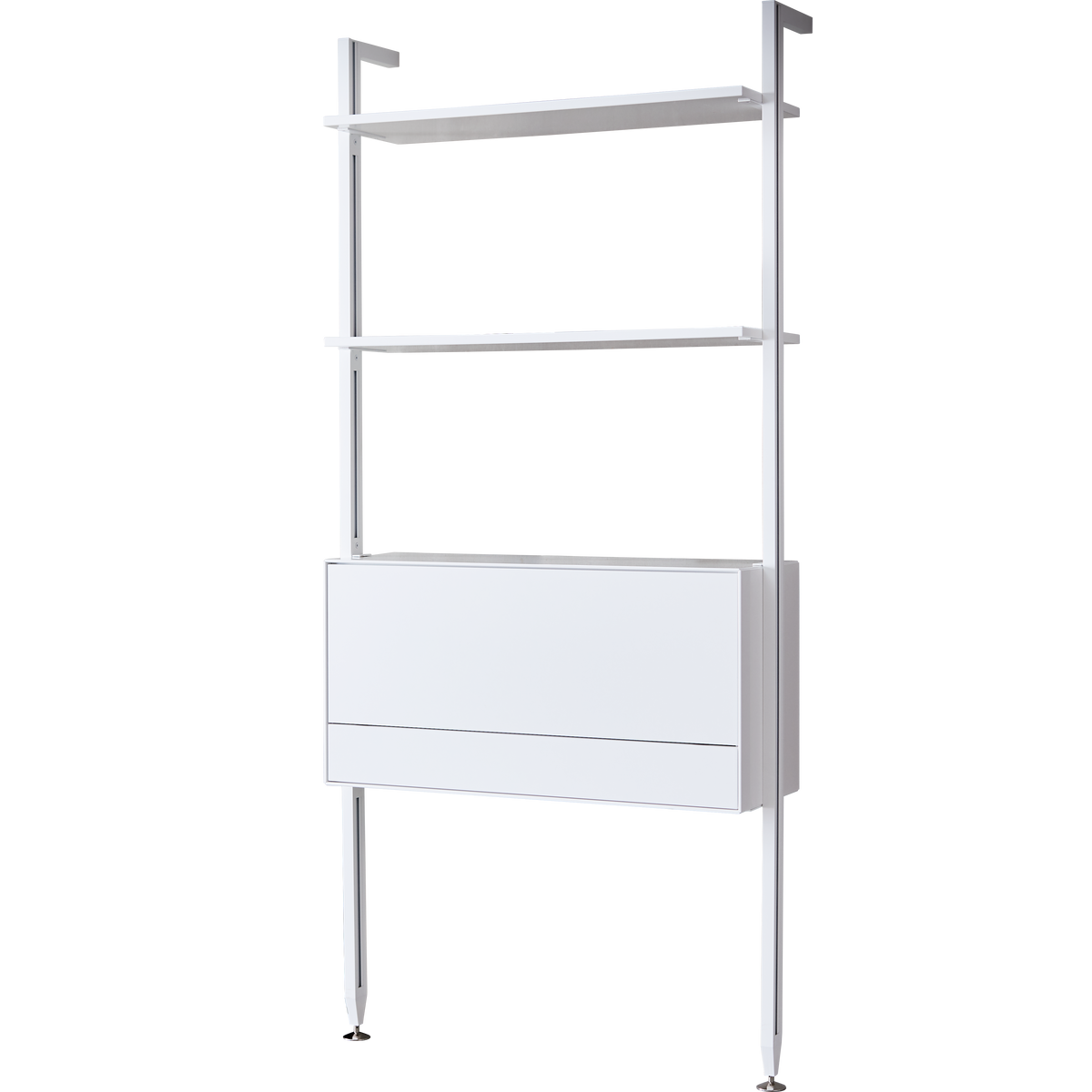 Hvid/Snehvid – Vangereol med 1 Fag, 2 Hylder og Skrivepult fra Edge by Hammel – fra Unique Beds, Home & Living