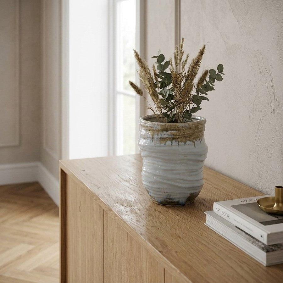 Vase i Lyseblå Keramik fra House Nordic | Ø19,5xH22,5 cm