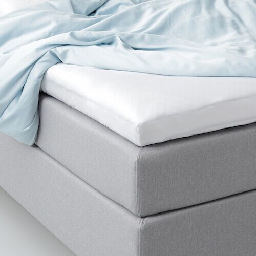 Bambus-Kuvertlaken 80×200 White Cloud