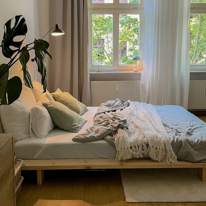 Japan Bed Frame From Karup Design in Solid Pine Japan