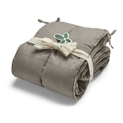 Kapok sengerand til babyseng 60×120, Dusted Brown