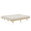 Lean Sovesofa Fra Karup Design i Massiv FSC Fyrretræ | Japandi1