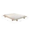 Japan Bettgestell von Karup Design Uniquebeds (1)