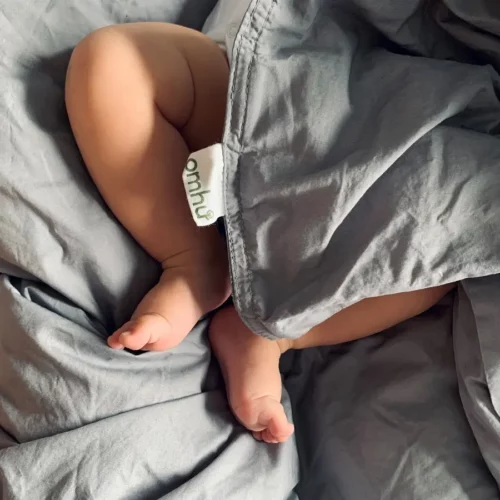 Percale JuniorSengetøj i 100% økologisk GOTS & Svanemærket Bomuld fra Omhu | Lys grå | 200TC 100x140cm - OUTLET