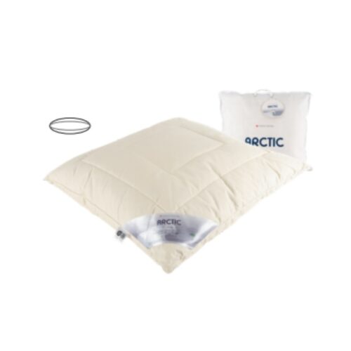 KIRUNA KombiPude med yderlag i Kapok med 100% Bomuldsbetræk fra ARCTIC | 60x63 cm