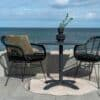 House Nordic chicago Cafebord i sort til Outdoor og indoor hos uniquebeds Home & Living2