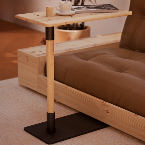 Adjust Sofabord/Sidebord Fra Karup Design i Massiv FSC Fyrretræ