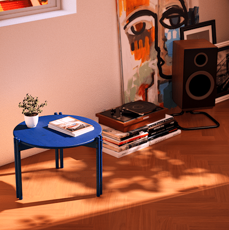 Sticks Sofabord/Sidebord Fra Karup Design i Massiv FSC Fyrretræ | Flere Farver | Japandi