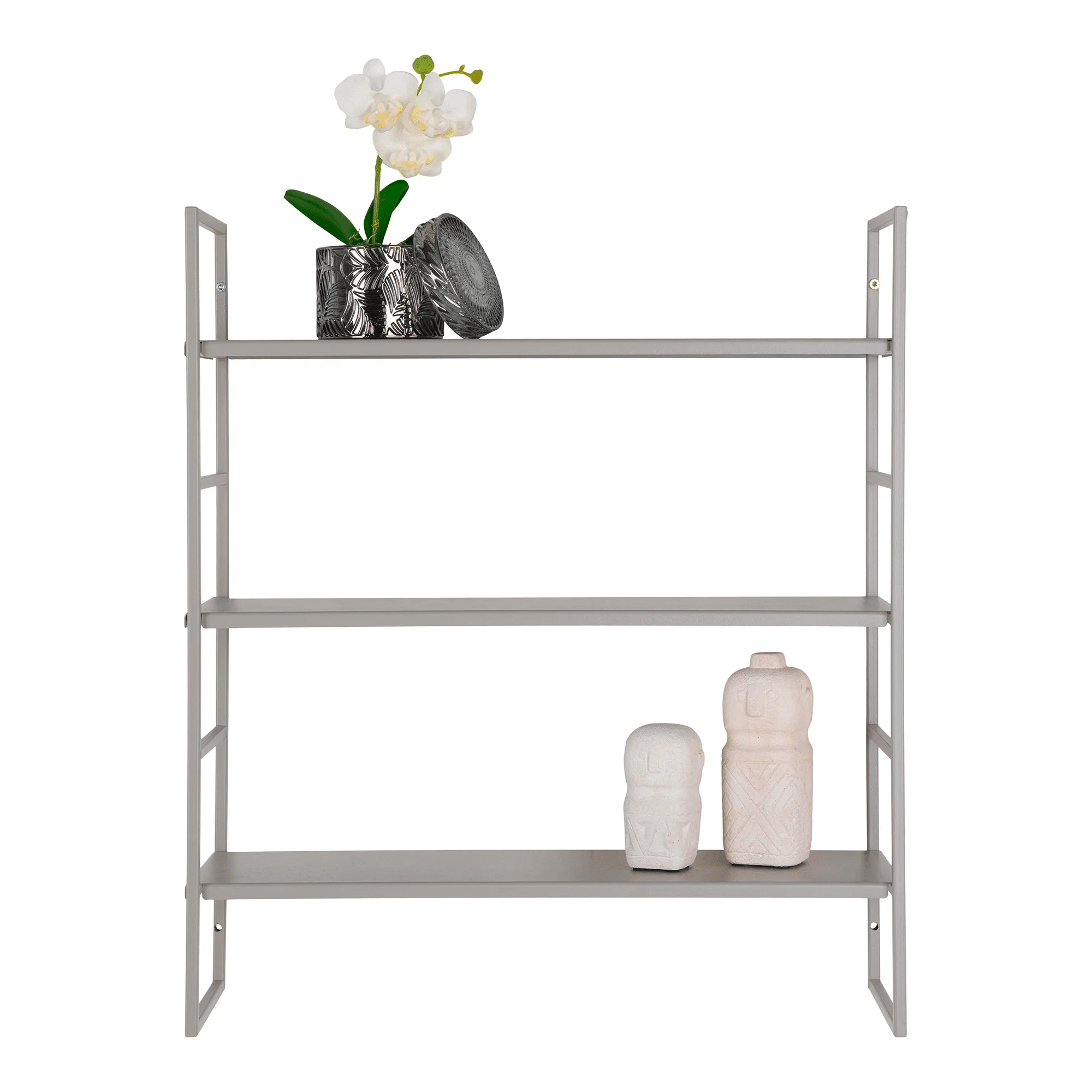 Beja Væghylde i Sandfarvet Stål Fra House Nordic | 3 hylder - 48x17x55 cm 1