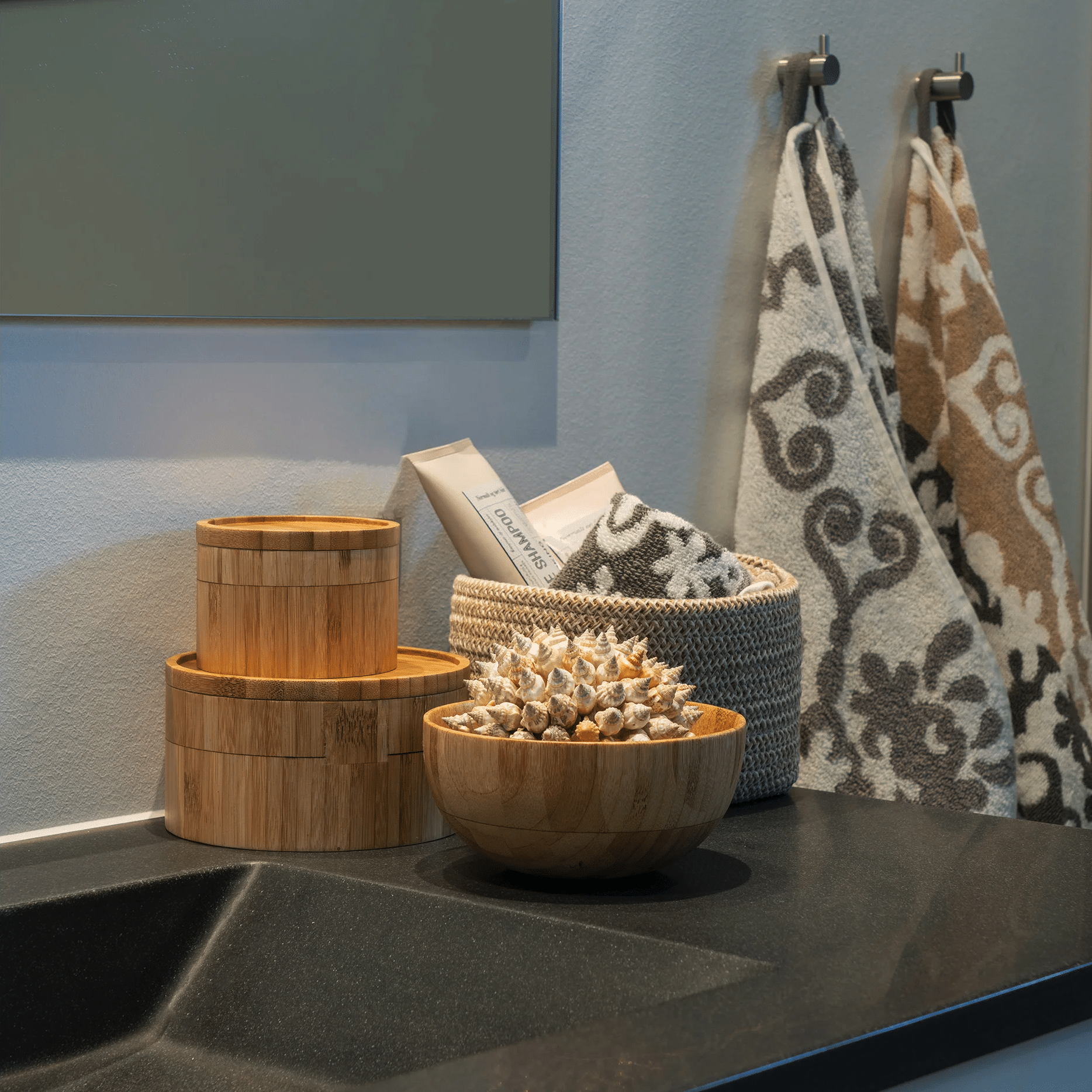 Cadima Kurve i Beige Bomuld Fra House Nordic | Sæt af 3