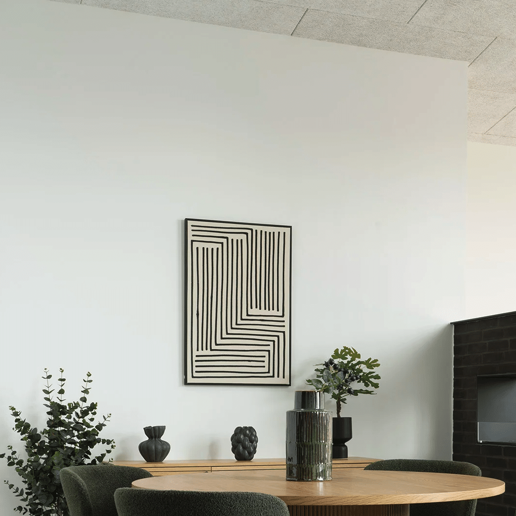 Lipari Lærredsprint i Sort:beige Fra House Nordic | 60x90 cm - No.3