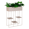 Rabo Plantekasse i Sandfarvet Stål Fra House Nordic | 3 Hylder - 25x60x80 cm