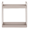 Rabo Stående Dobbelthylde i Sandfarvet Metal Fra House Nordic | 2 hylder 30x15x31 cm 1
