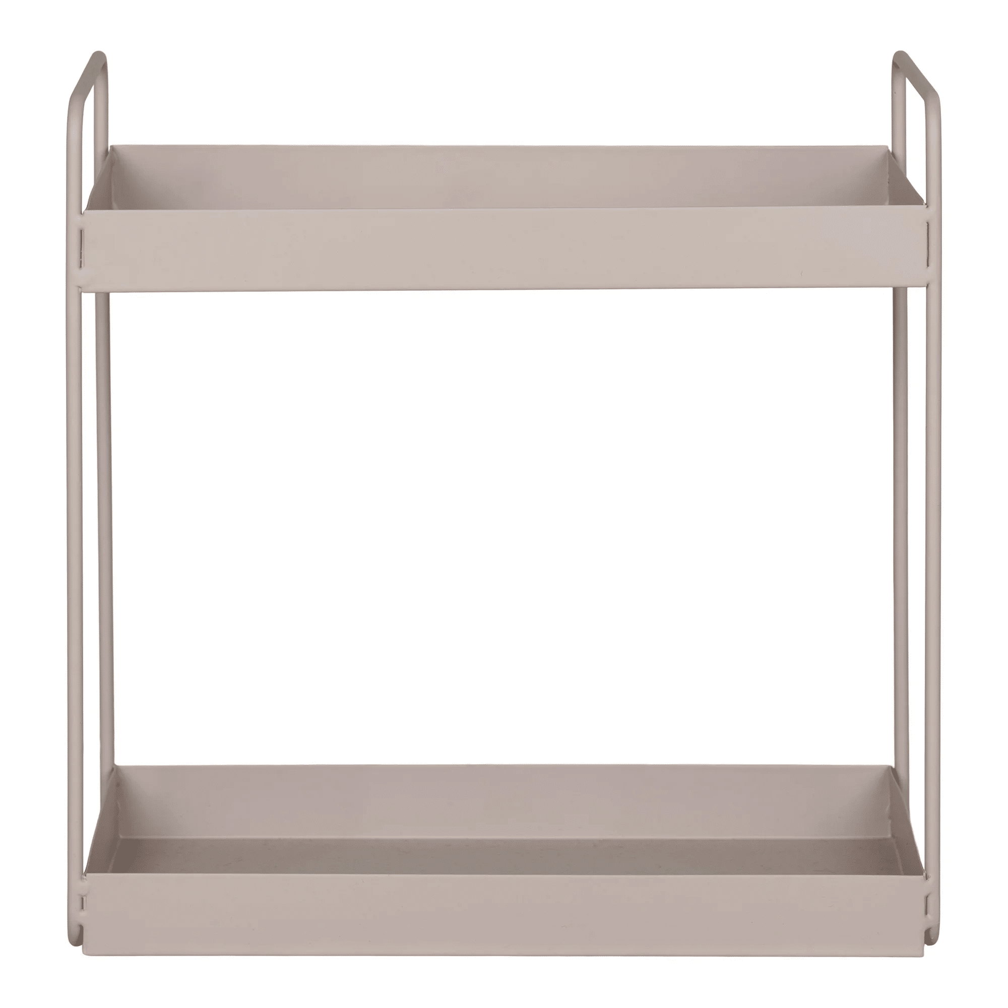 Rabo Stående Dobbelthylde i Sandfarvet Metal Fra House Nordic | 2 hylder 30x15x31 cm 1