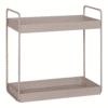 Rabo Stående Dobbelthylde i Sandfarvet Metal Fra House Nordic | 2 hylder 30x15x31 cm 2