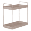 Rabo Stående Dobbelthylde i Sandfarvet Metal Fra House Nordic | 2 hylder 30x15x31 cm 4