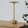 Shipham LED Bordlampe i Messing Fra House Nordic | ø13x28,5 cm - Genopladelig