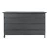 Cassis Hyndeboks i Gråt Aluminium Fra House Nordic | 160x82x85 cm - 650 L