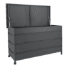 Cassis Hyndeboks i Gråt Aluminium Fra House Nordic | 160x82x85 cm - 650 L 3