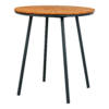 Cleveland Cafébord med Teak bordplade Fra House Nordic | ø70x74 cm 1