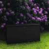 Dubrovnik Hyndeboks i Sort Plastik Fra House Nordic | 146,5x71x75 cm - 680 L