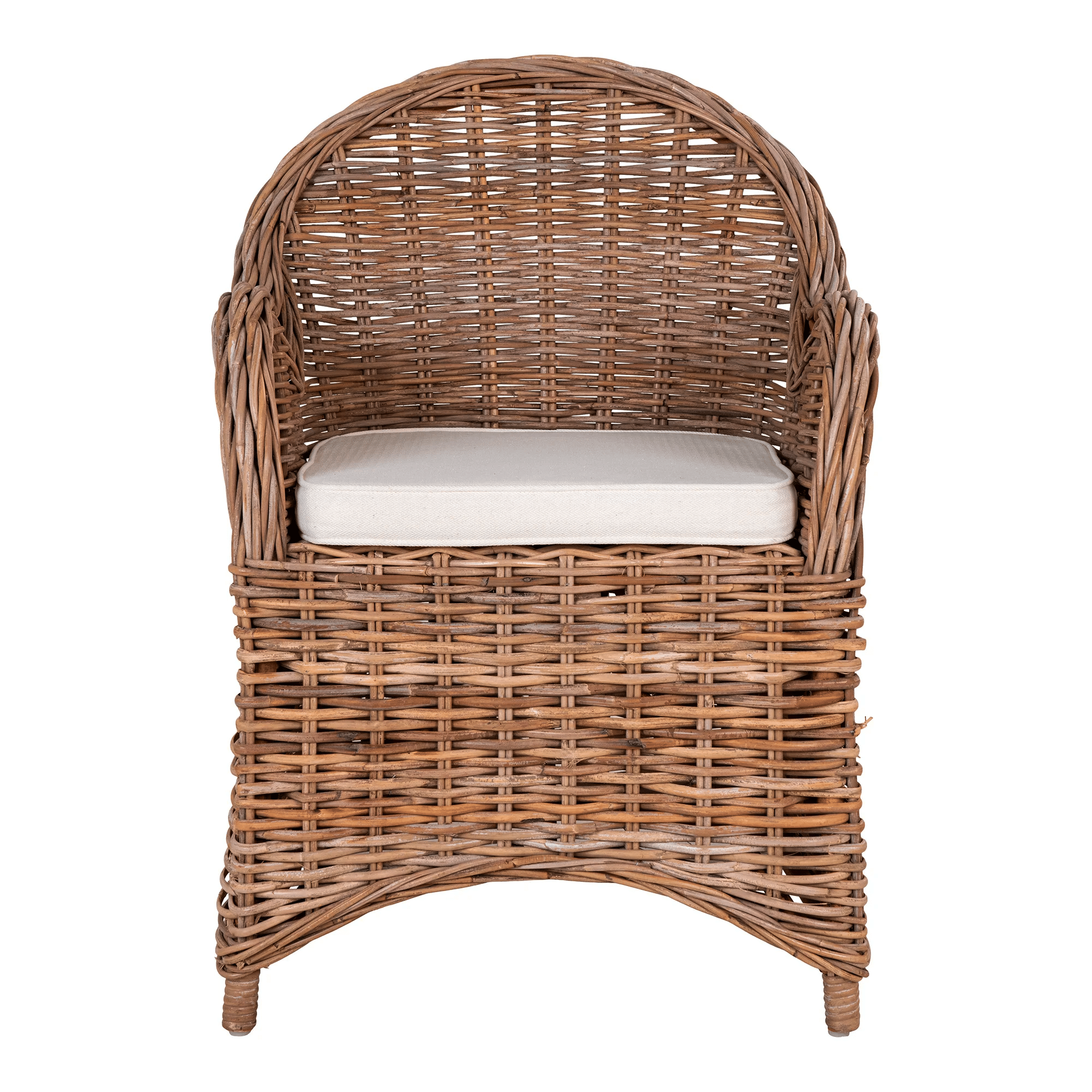 Larisa Havestol i Naturflet Fra House Nordic | Inklusiv Hynder 56x64x88 cm - 2 stk. 1