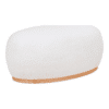 Manhattan Puf i Hvid Bouclé Fra House Nordic | 54,5x88,5x36 cm 1