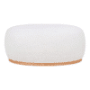 Manhattan Puf i Hvid Bouclé Fra House Nordic | 54,5x88,5x36 cm