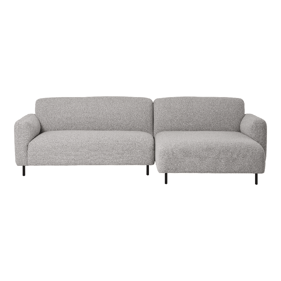 Salvador Højrevendt Loungesofa i Lysegrå Fra House Nordic | Bouclé1