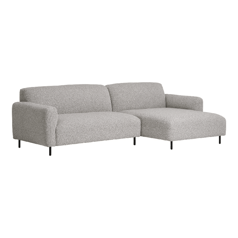 Salvador Højrevendt Loungesofa i Lysegrå Fra House Nordic | Bouclé2