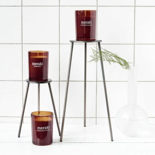 Duftlys, Nordic pine Fra Meraki Ø8xH10.5 cm | OUTLET