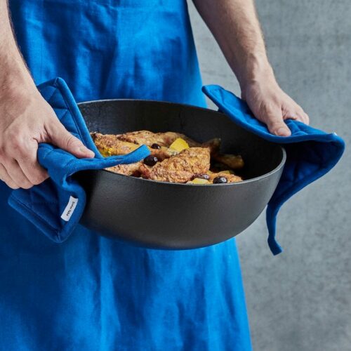 Grydelapper NVNeat Blå Nicolas Vahe L22.5xB22.5 cm | OUTLET