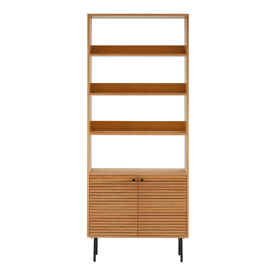Kyoto Reol med 4 Hylder Fra House Nordic | Egefiner - 80x30x200 cm1