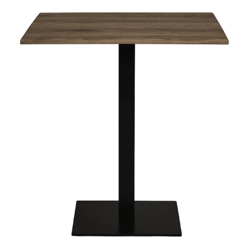 Lignano Cafebord i Smoked Eg Fra House Nordic | Stål Base - 70x70x75 cm