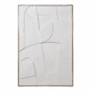 Madeline Relief Vægdekoration i Hvid Fra House Nordic | MDF Ramme - 60x90 cm - No.2