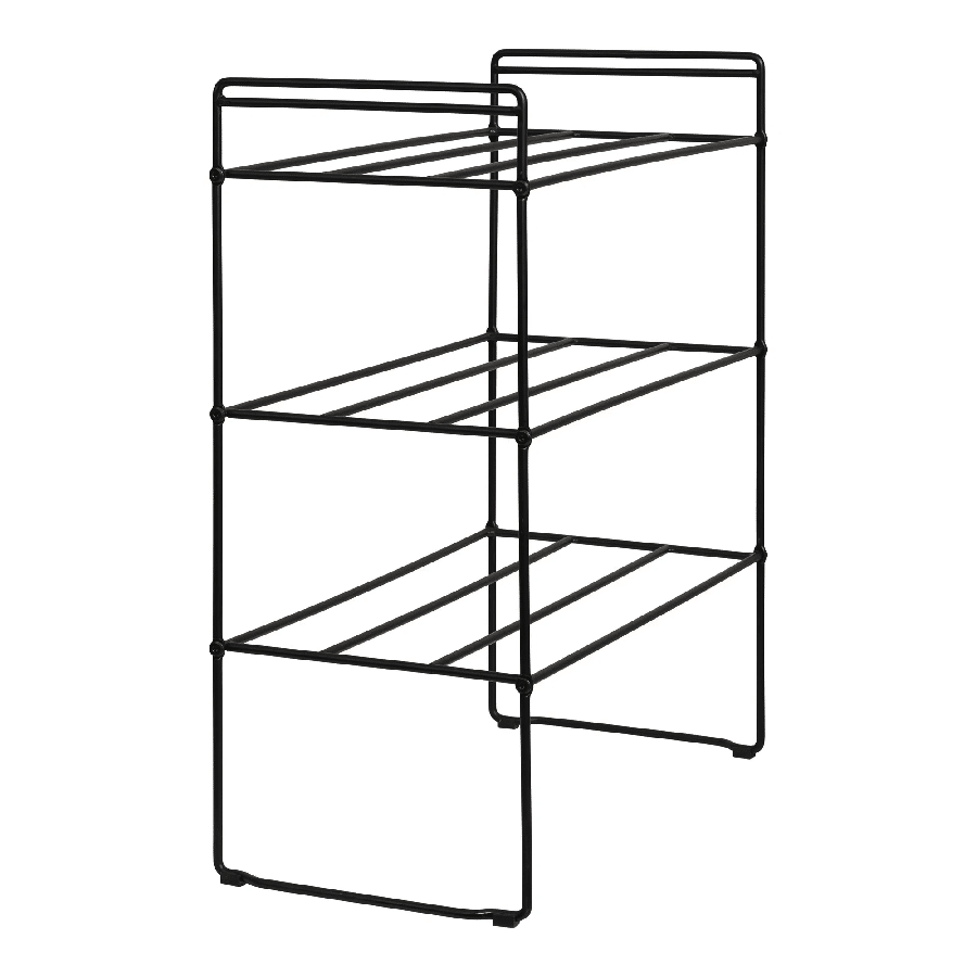 Swansea Skoreol i Sort Fra House Nordic | Stål - 49,5x25x60 cm2