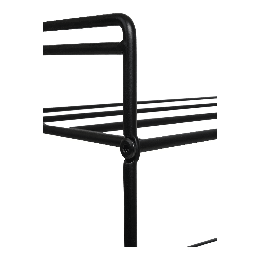 Swansea Skoreol i Sort Fra House Nordic | Stål - 49,5x25x60 cm3