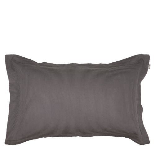 TURISTRIPA Pudebetræk i Bomuld fra Turiform | Mørkegrå 60 x 63 cm - OUTLET