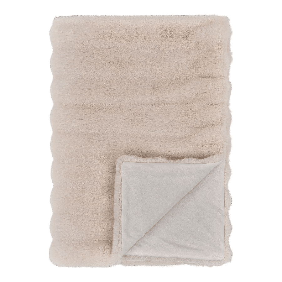 Galena Plaid Hvid Fra House Nordic | Imiteret Pels – 130×180 cm 2
