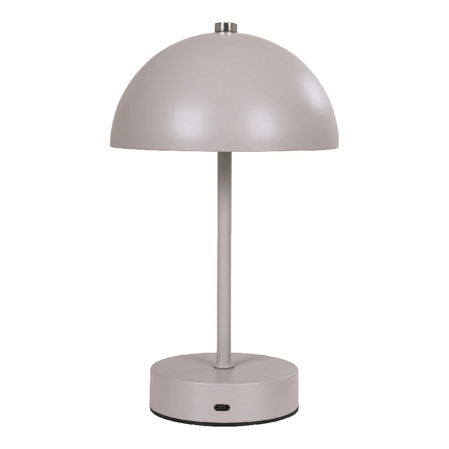 Holt Genopladelig LED Bordlampe i Sand:Stål Fra House Nordic | Metal - Ø15 x H25 cm 2
