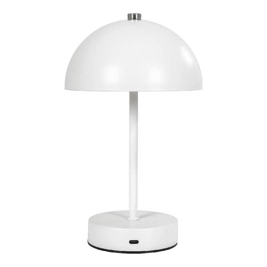 Holt LED Bordlampe i Hvid Fra House Nordic | Stål - Ø15 x H25 cm1