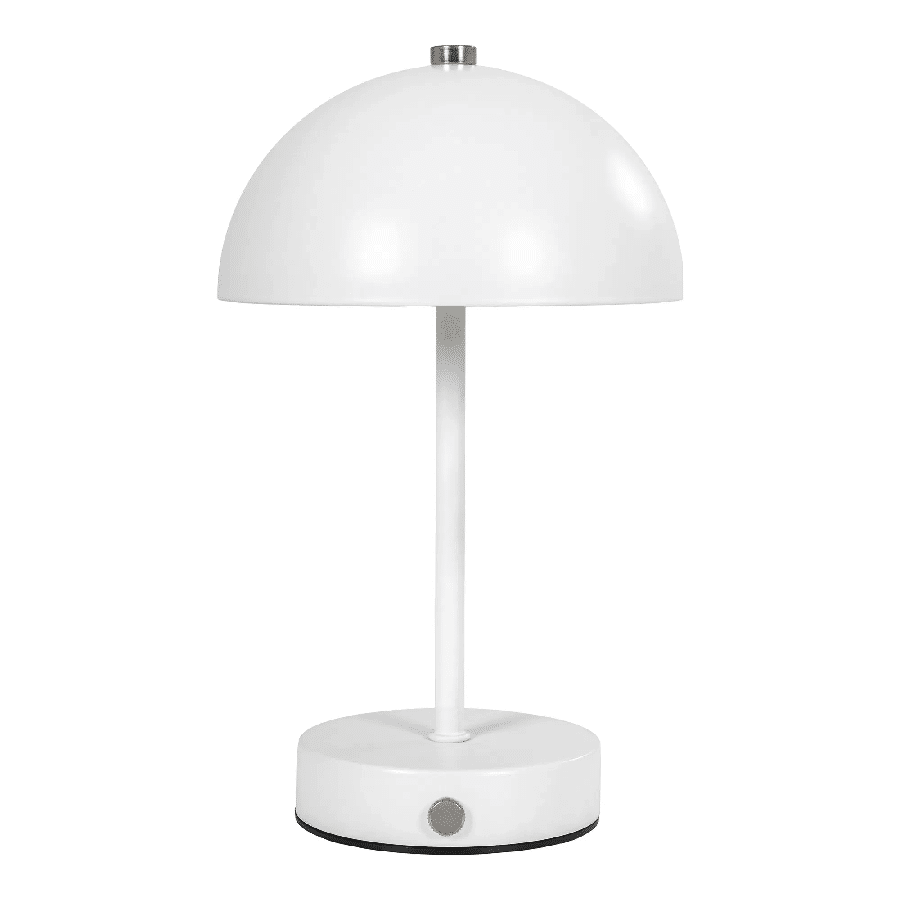 Holt LED Bordlampe i Hvid Fra House Nordic | Stål - Ø15 x H25 cm2