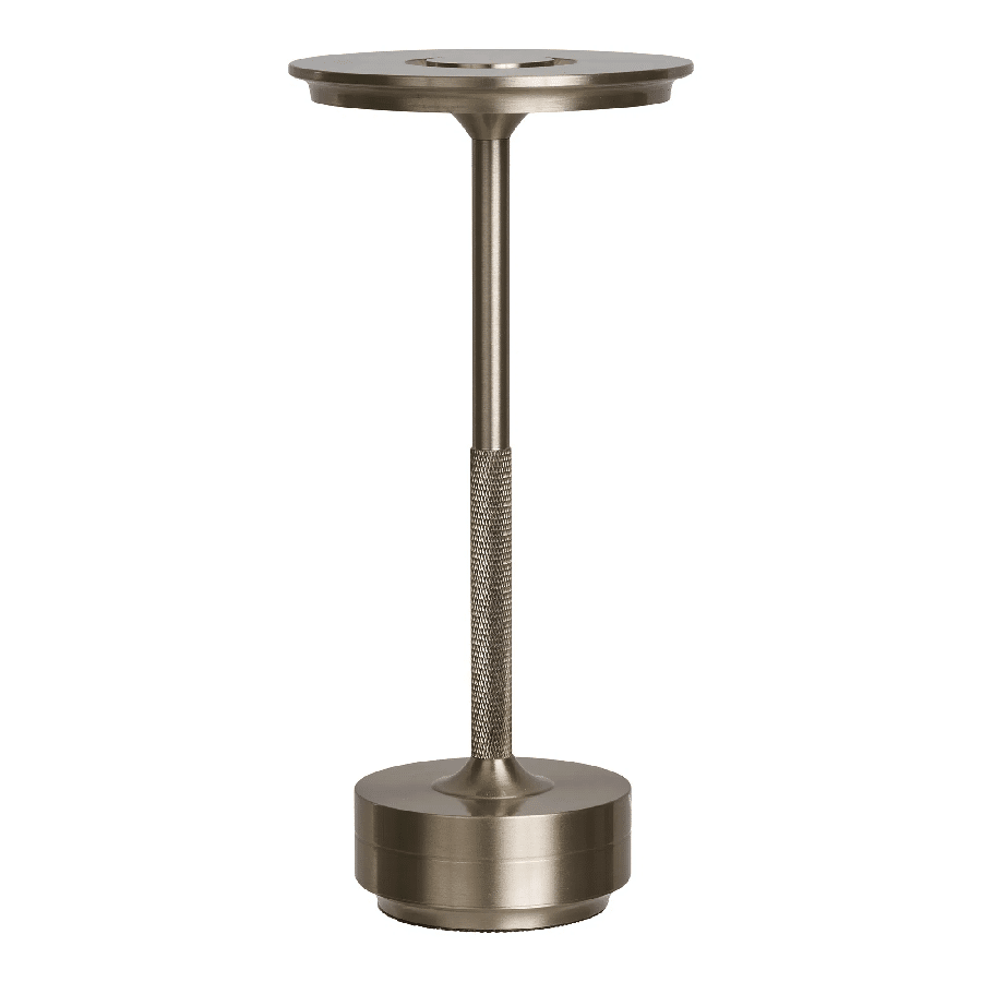 Lyneham Genopladelig LED Bordlampe i Sølv Fra House Nordic | Aluminium - Ø152 x H228,5 cm 1