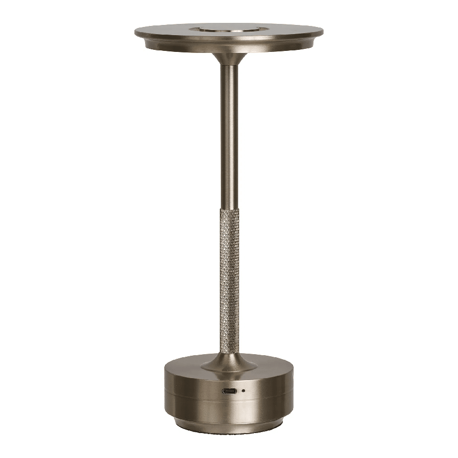 Lyneham Genopladelig LED Bordlampe i Sølv Fra House Nordic | Aluminium - Ø152 x H228,5 cm 2