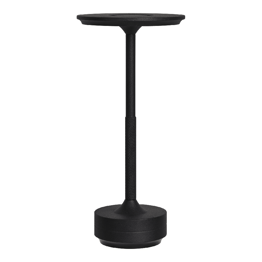 Lyneham Genopladelig LED Bordlampe i Sort Fra House Nordic | Aluminium - Ø13 x H28,5 cm 1