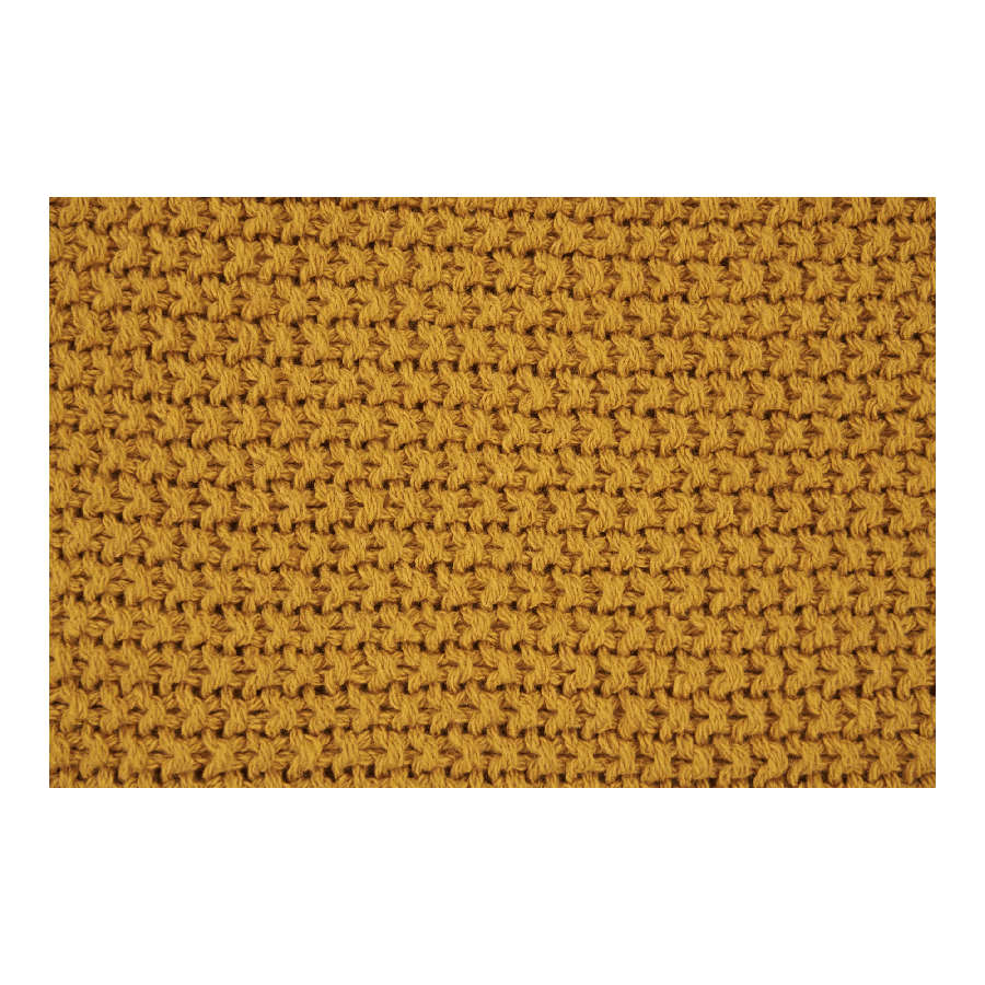 Santos Plaid i Orange Fra House Nordic | Genanvendt Bomuld - 130x170 cm 3