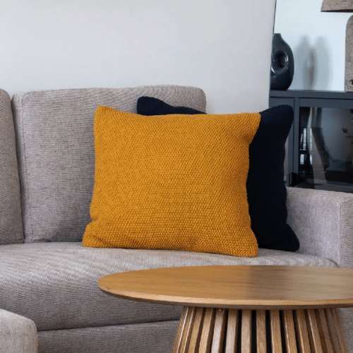 Santos Pude i Orange Fra House Nordic | Genanvendt Bomuld - 45x45 cm
