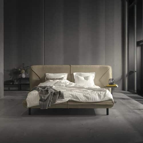 Style Diamant Sengeramme fra Nature i FSC Træ og Recycled Bomuld og Polyester | 180x200cm