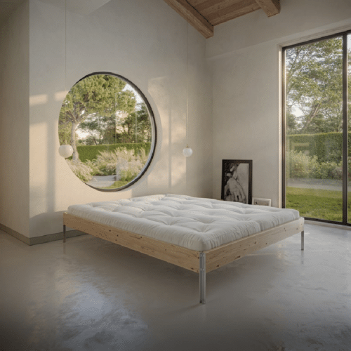 Core Sengeramme Fra Karup Design i Massiv FSC Fyrretræ | Japandi | Ubehandlet