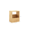 GRAB-IT Sengebord:Sofabord:Vægreol Fra Karup Design i Massiv FSC Fyrretræ | Japandi - B-24 x L-36,5 x H-45 3